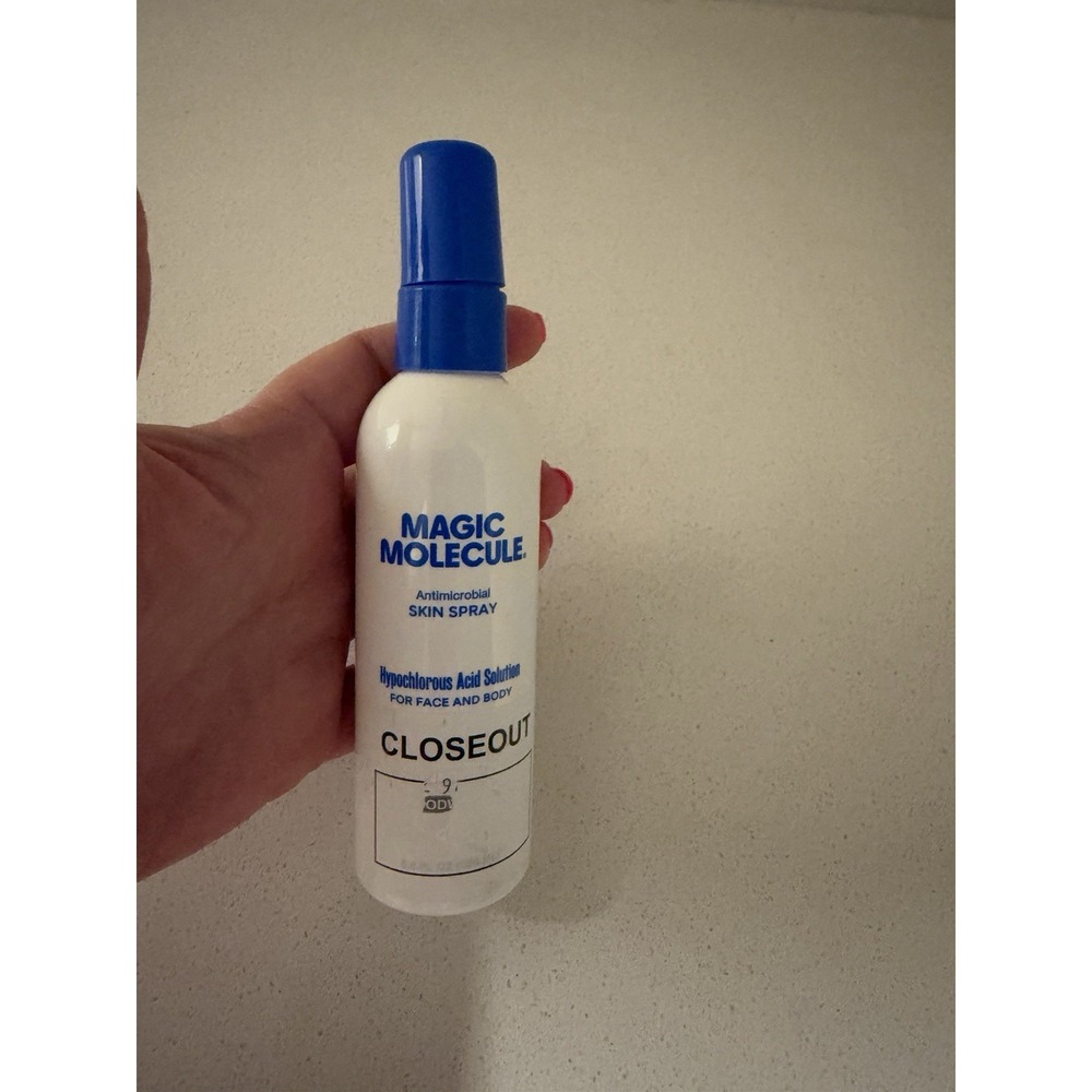 Magic Molecule Antimicrobial Skin Spray Hypochlorous Acid Solution 3.4 oz New